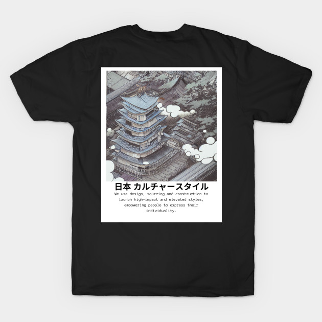 Japanese Dragon Temple by D.W.P Apparel